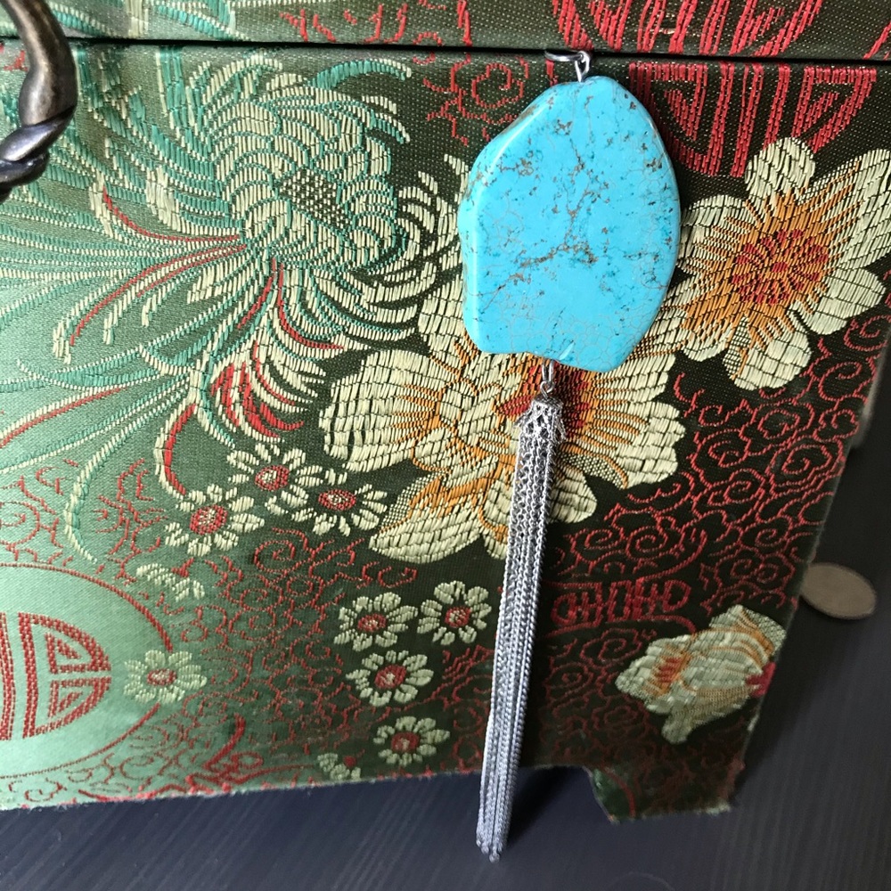 Large turquoise pendant